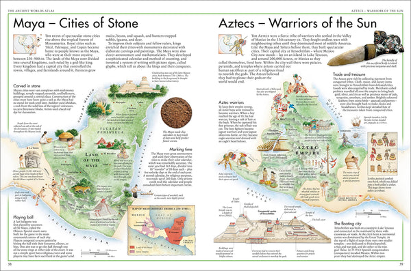 The Ancient Worlds Atlas: A Pictorial Guide To Past Civilizations - Hardback