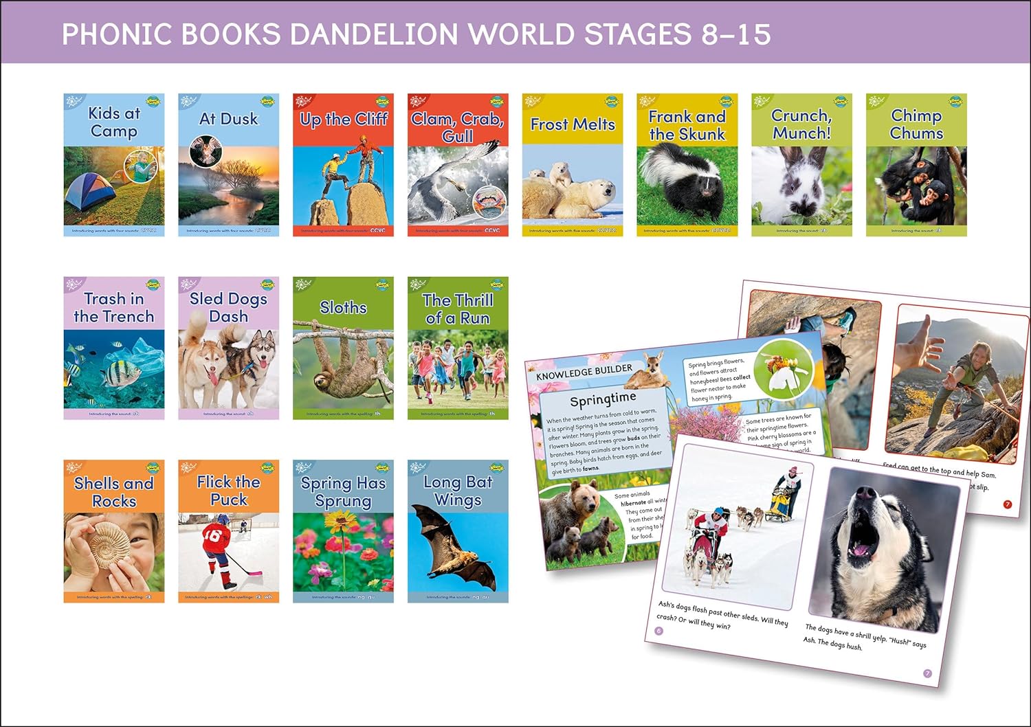Phonic Books Dandelion World Stages 8-15
