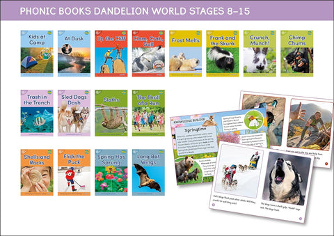 Phonic Books Dandelion World Stages 8-15