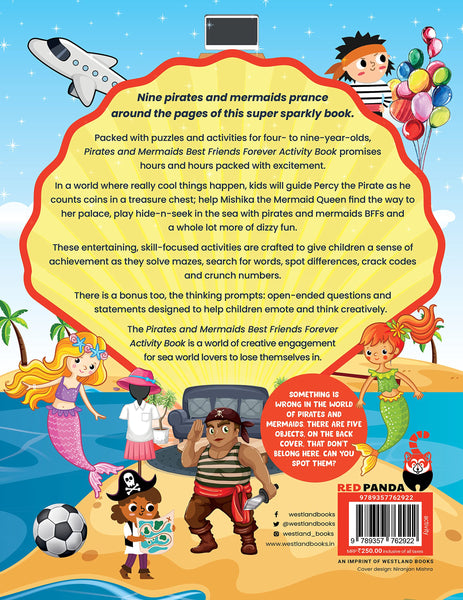 Pirates & Mermaids : Best Friends Forever Activity Book - Paperback
