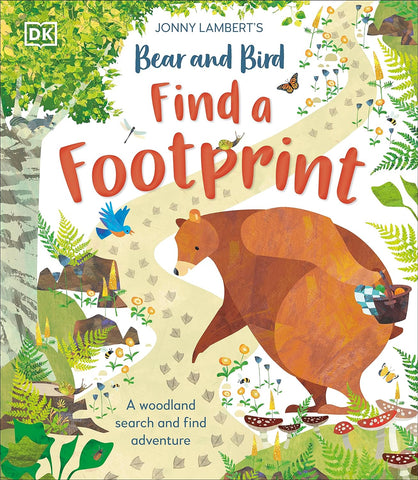 Jonny Lambert’s Bear and Bird: Find a Footprint - Hardback