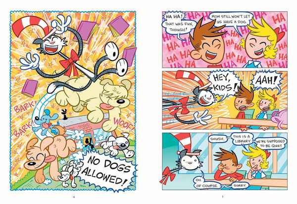 Dr Seuss Graphic Novel : Thing One and Thing Two Have Homework to Do - Paperback