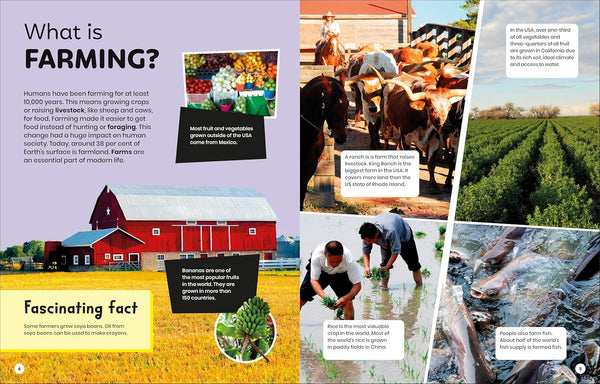 DK Super Planet Farming and Food Security - Paperback