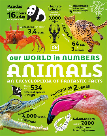 Our  World  In  Numbers  Animals - Hardback