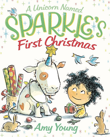 A Unicorn Named Sparkle's First Christmas - Board book