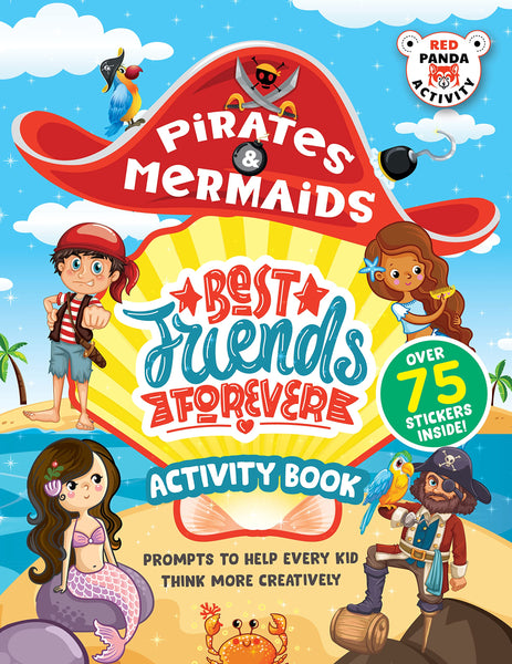 Pirates & Mermaids : Best Friends Forever Activity Book - Paperback