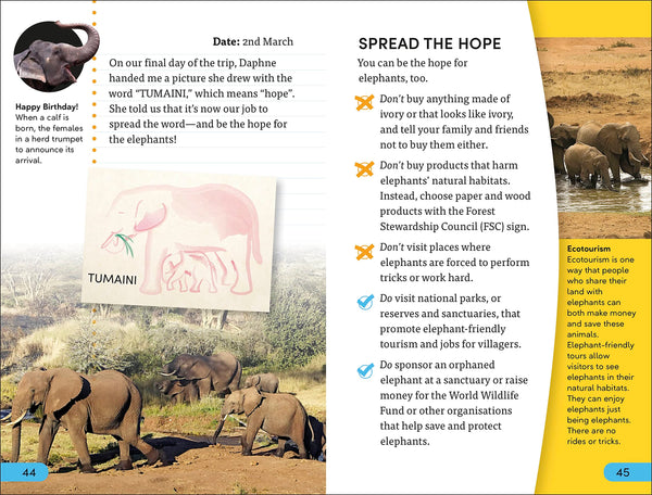 Dk Super Readers Level 4 Hope For The Elephants - Paperback