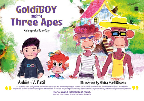 Goldiboy And The Three Apes : An Isspeshal Fairy Tale - Paperback