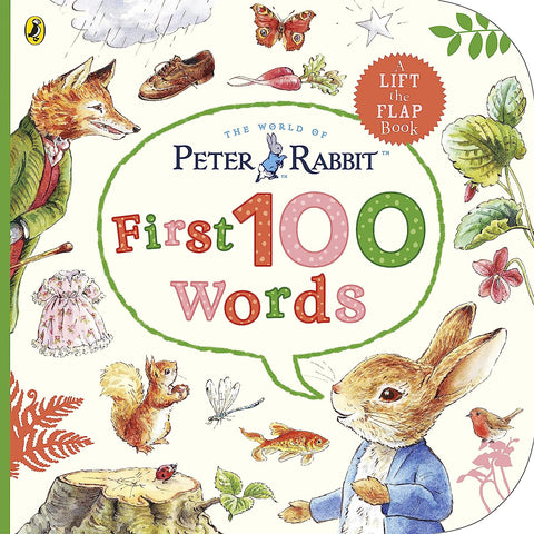 Peter Rabbit Peter`S First 100 Words - Board Book