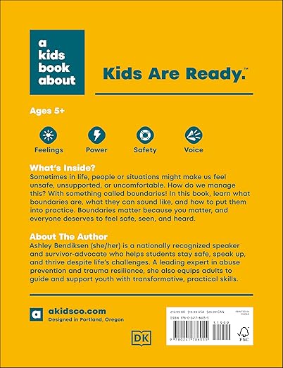 A Kids Book About Boundaries - Hardback