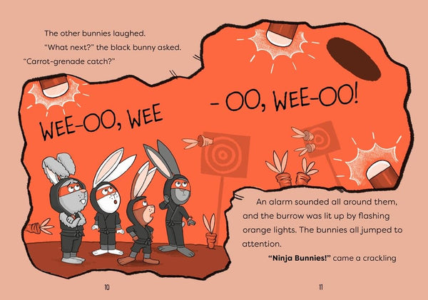Ninja Bunnies #1 : Ninja Bunnies Vs The Big Bad Fox - Paperback