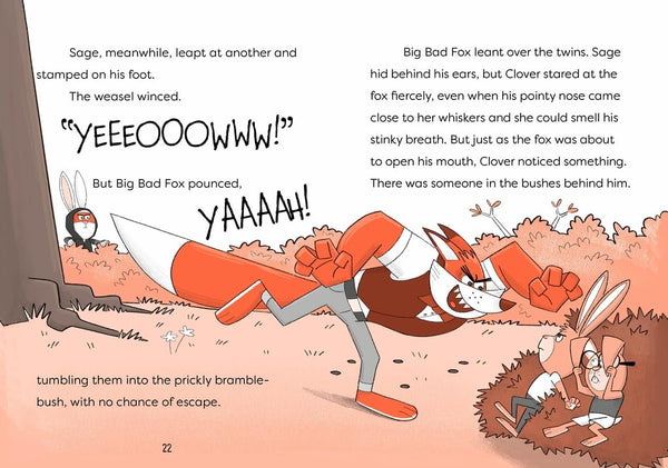 Ninja Bunnies #1 : Ninja Bunnies Vs The Big Bad Fox - Paperback