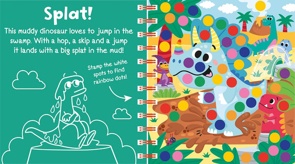 Rainbow Dots Dinosaurs - Hardback