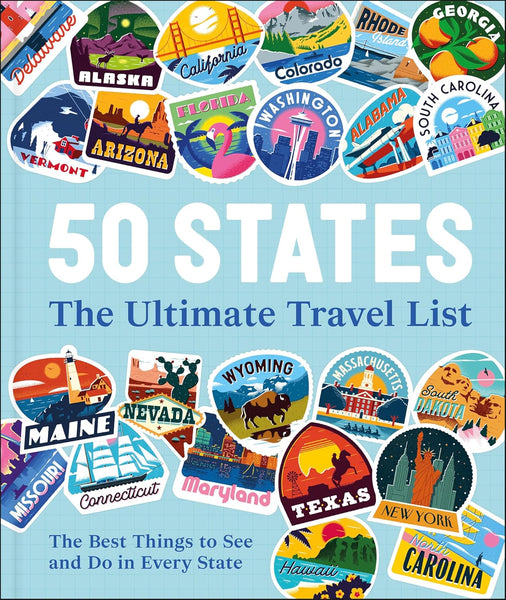 50 States The Ultimate Travel List - Hardback