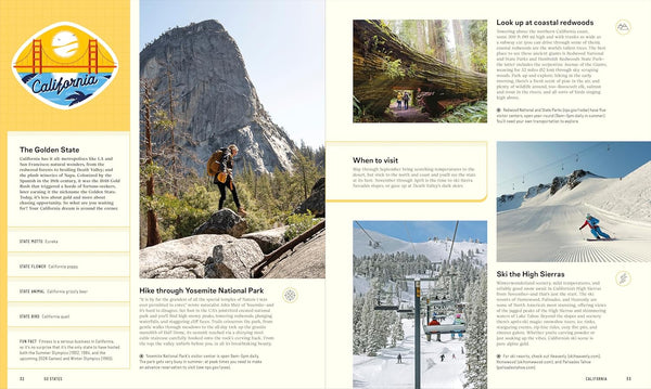 50 States The Ultimate Travel List - Hardback