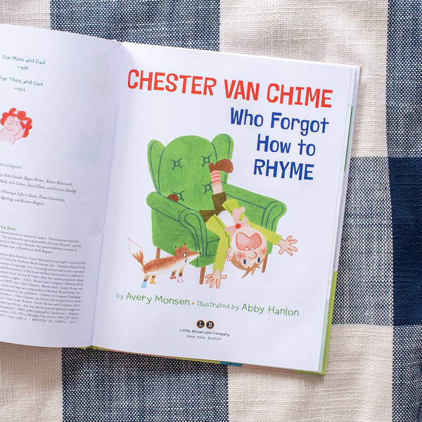 Chester Van Chime Who Forgot How To Rhyme - Hardback