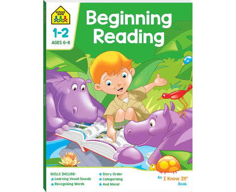 School Zone Beginning Reading - Paperback