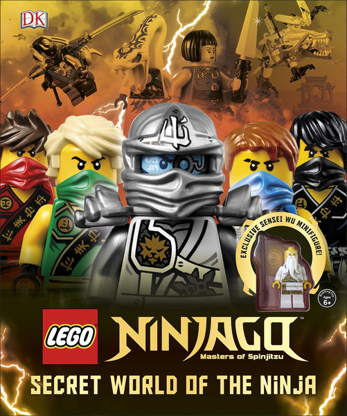 LEGO® Ninjago Secret World of the Ninja: Includes Exclusive Sensei Wu Minifigure - Kool Skool The Bookstore