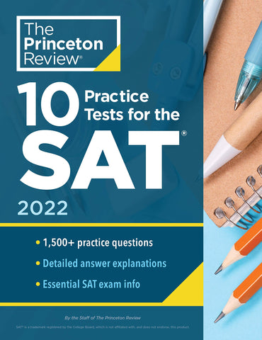 10 Practice Tests for the SAT, 2022 - Paper back