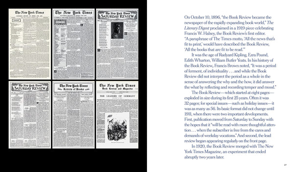 The New York Times Book Review: 125 Years of Literary History - Hardback