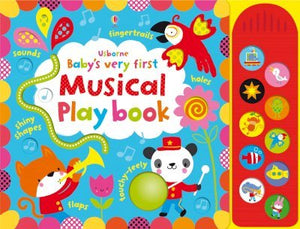 Usborne Baby's Very First Touchy-Feely Musical Playbook - Sound Book - Hardback