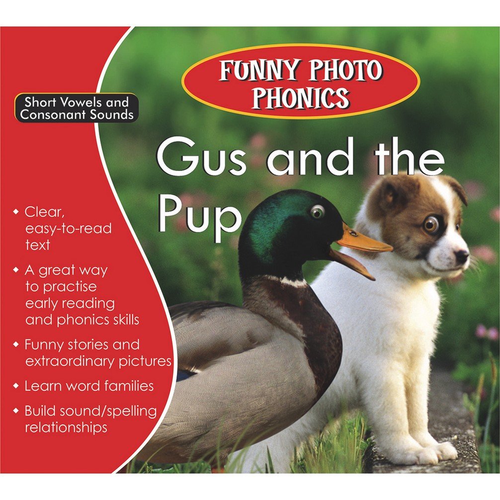 Funny Photo Phonics Gus And The Pup - Paperback