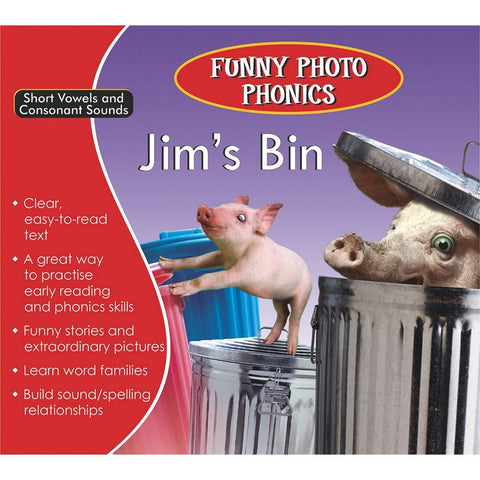 Funny Photo Phonics Jim's Bin - Paperback