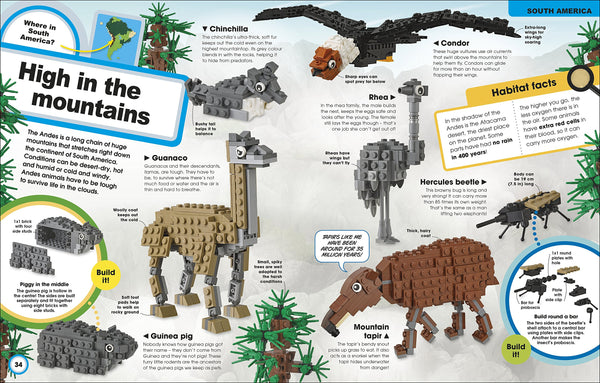 LEGO Animal Atlas : With Four Exclusive Animal Models - Hardback