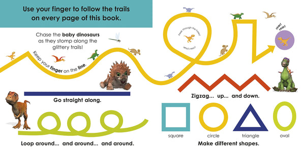 Follow The Trail : Baby Dinosaurs - Boardbook