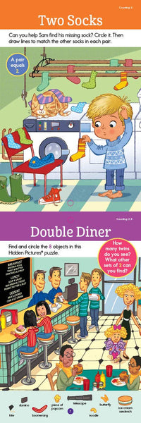Kindergarten Number Puzzles Practice Pad - Paperback