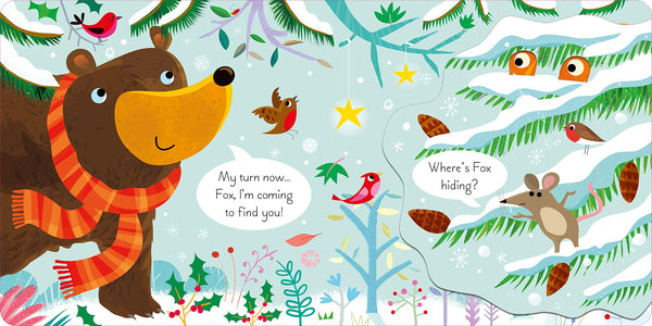 Usborne : Play Hide and Seek With Reindeer - Hardback