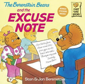 The Berenstain Bears and the Excuse Note - Kool Skool The Bookstore