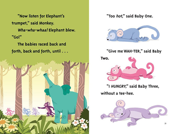 Sparks  Readers : Monkey and Elephant and the Babysitting Adventure - Paperback