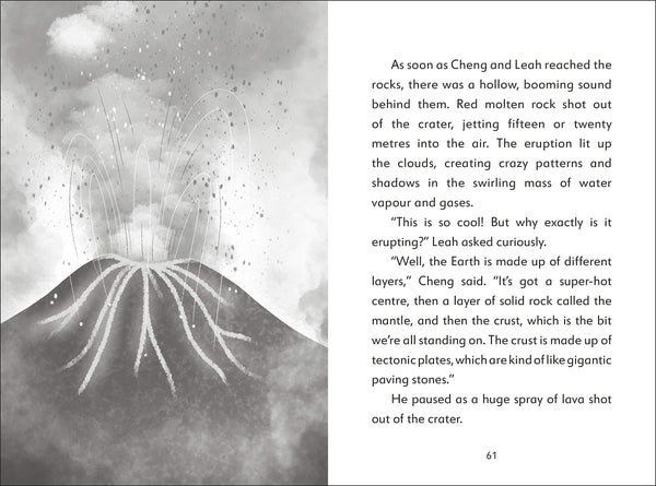 The Secret Explorers #6 : and the Smoking Volcano - Paperback