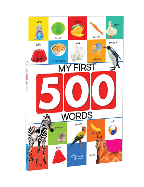 My First 500 Words: Early Learning Picture Book - Paperback