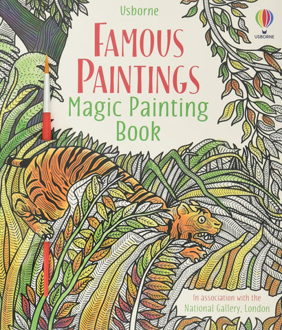 Famous Paintings Magic Painting Book - Paperback