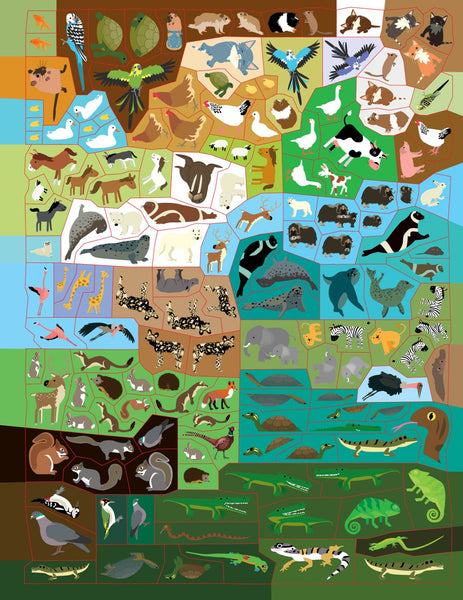 555 Sticker Fun Animals - Paperback