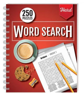 250 Puzzles Word Search - Hard - Paperback - Kool Skool The Bookstore