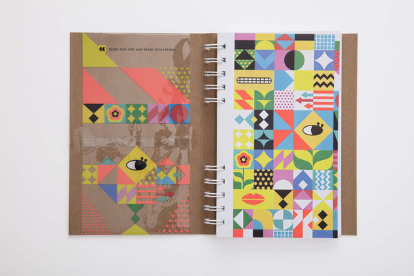 Make It Stick Notebook: 1,000+ Stickers and a Customizable Cover