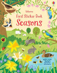 Usborne First Sticker Book Seasons - Paperback