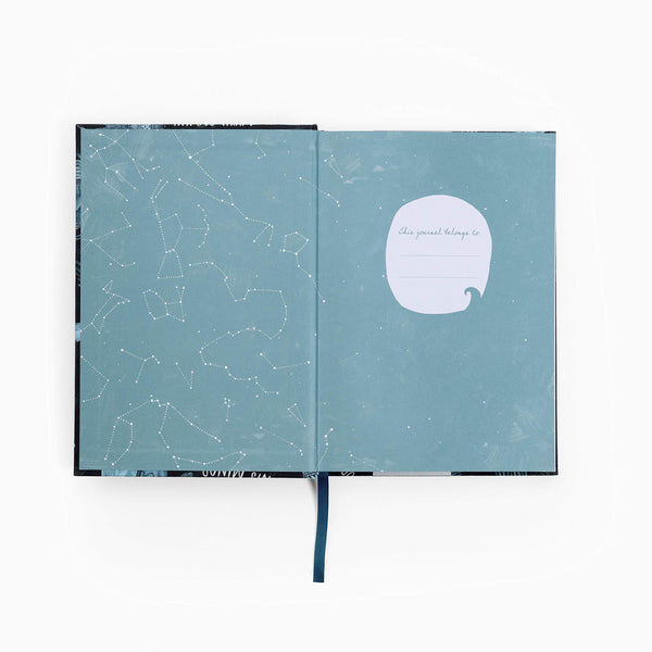 What We See in the Stars Journal: Clothbound Writing Notebook with Dotted Pages and an Elastic Band