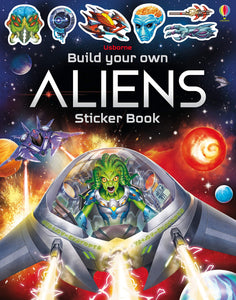 Build Your Own Aliens Sticker Book - Paperback
