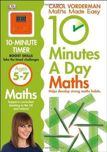 10 MINUTES A DAY MATHS AGES 5-7 - Paperback - Kool Skool The Bookstore