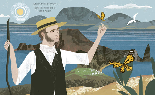 When Darwin Sailed the Sea - Hardback