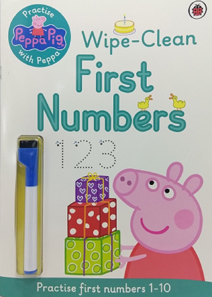 Peppa Pig: Practise with Peppa Wipe-Clean First Numbers - Paperback