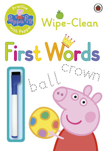 Peppa Pig: Practise with Peppa: Wipe-Clean First Words - Paperback