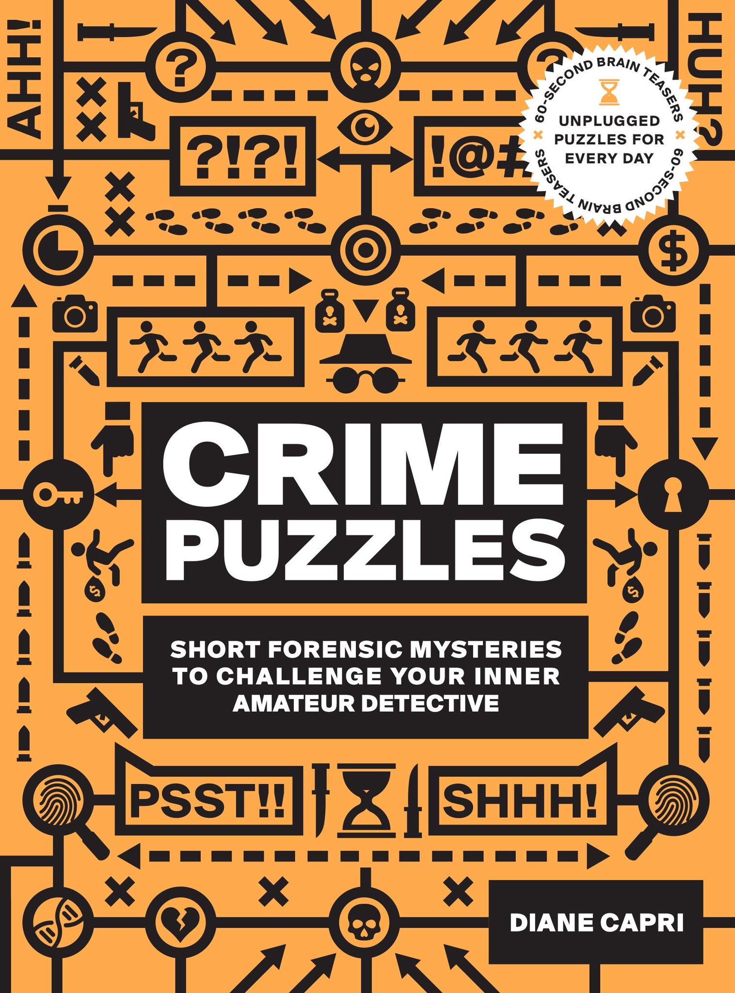 60-Second Brain Teasers Crime Puzzles = Paperback