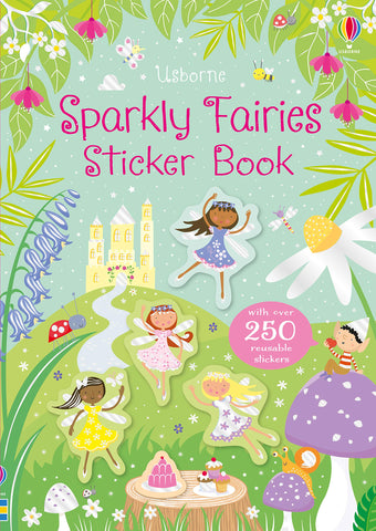 Sparkly Fairies Sticker Book - Paperback