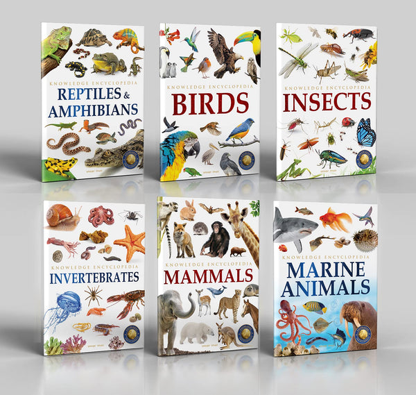 Animals - Collection of 6 Books : Knowledge Encyclopedia For Children - Paperback