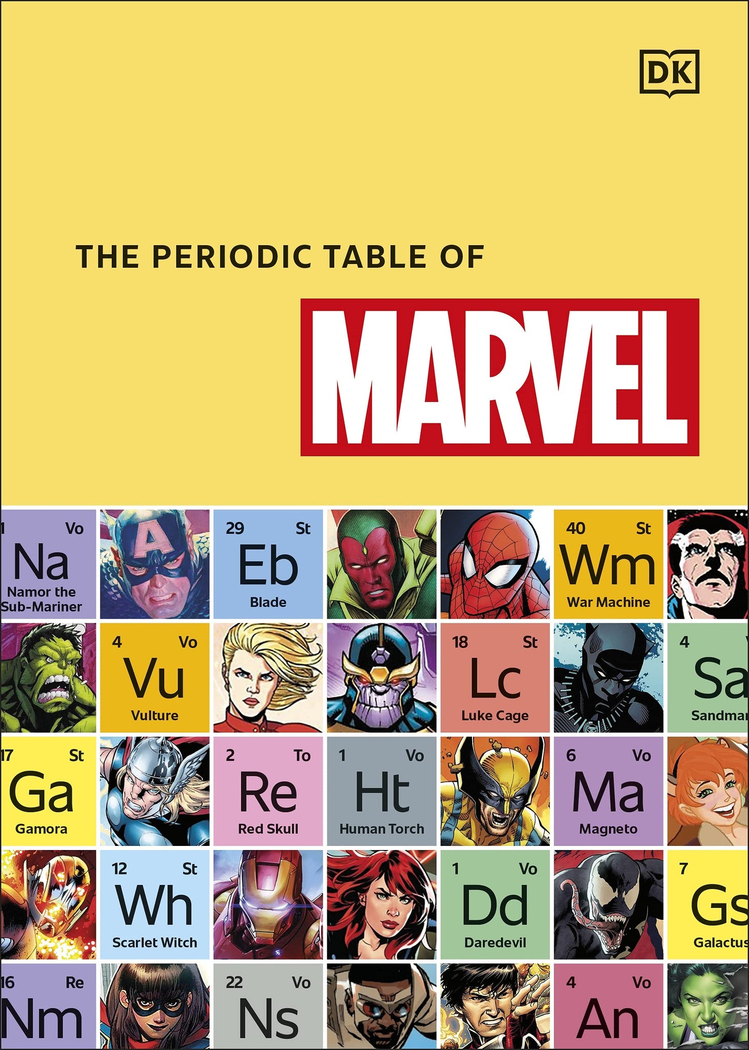 The Periodic Table of Marvel - Hardback